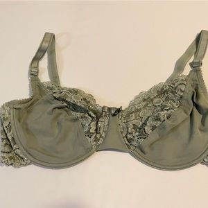 Taliana olive green bra